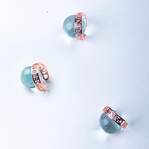 SM戒指 情侣纪念品 925银镀白金材质 商品图2