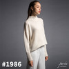 Puree｜#1986 half-neck baby cashmere sweater 半高领小山羊绒女款毛衣 [黑 / 白 / 驼] 商品缩略图3