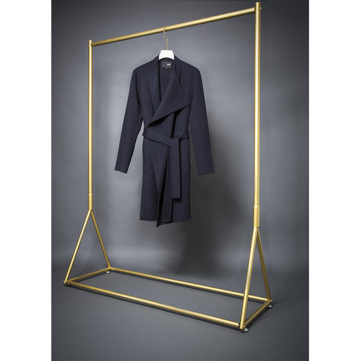 Puree｜#0518 纯羊绒不对称设计大衣 [米 / 褐 / 藏青 / 酒红] 商品图6