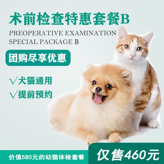 【到店服务】术前检查特惠套餐B