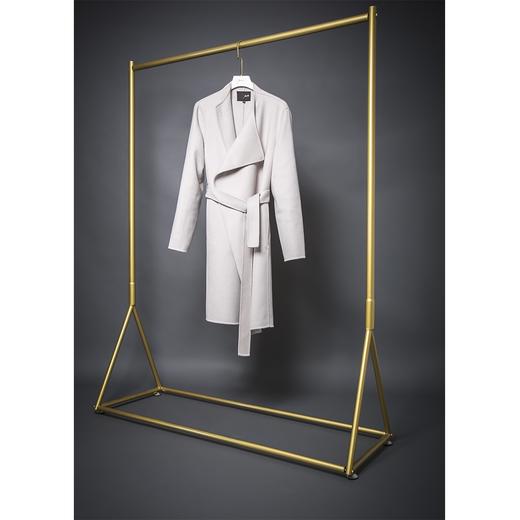 Puree｜#0518 纯羊绒不对称设计大衣 [米 / 褐 / 藏青 / 酒红] 商品图7