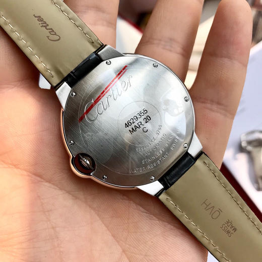 订制渠道货 瑞士原装机！卡地亚蓝气球系列 男款大号42mm 机械到货，瑞士进口ETA-2824/2892全自动机械机芯！ 商品图4