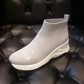 lfgj jeans AR502春季飞织休闲女士单网鞋