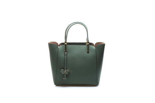 豪麟名鞋奥莱迪嘉女装牛皮革手袋TWPB11VD203绿色  原价2160元 商品图0