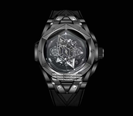 ZF全新爆品 陶瓷   全新Big Bang Sang Bleu II刺青二代腕表  恒宝 热门款 史上复杂陶瓷工艺重大突破 运用立体几何图形，呈现出精妙的浮雕效果和深邃质感 商品图7