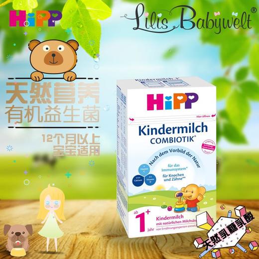 德国Hipp喜宝益生元益生菌婴幼儿奶粉1+段600g1岁以上 商品图2