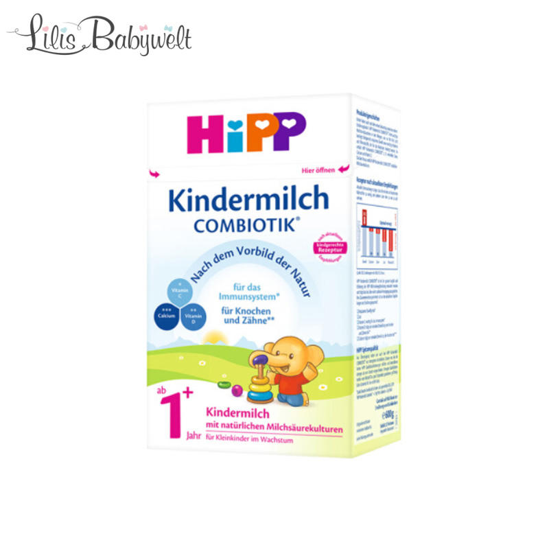 德国Hipp喜宝益生元益生菌婴幼儿奶粉1+段600g1岁以上