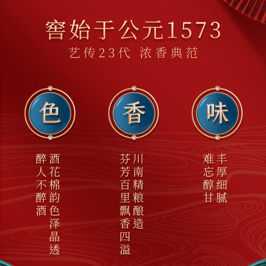 国窖1573 经典装52度500ml 浓香型白酒 商务宴请送礼 商品图2