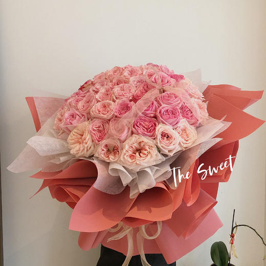   花艺 告白 荔枝花园玫瑰花束 商品图0