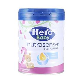 荷兰HeroBaby婴幼儿配方奶粉美素白金版2段800g【保税备货】