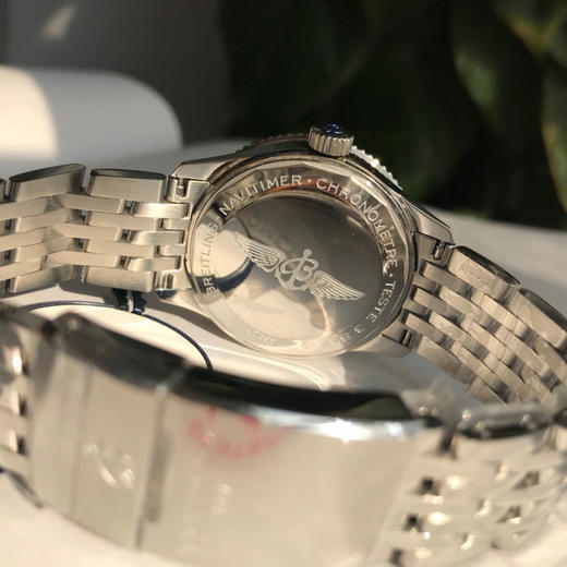 订制渠道货 新款到货～真的是美！表盘12粒真钻配以精致的彩色珍珠贝母表盘！！Breitling百年灵航空计时自动腕表 商品图7