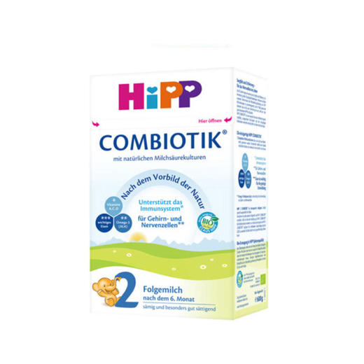 德国Hipp喜宝益生元益生菌婴幼儿奶粉2段600g7-10月 商品图0
