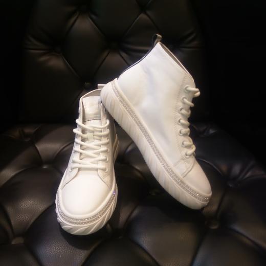 lfgj  jeansAG406春季时尚系带舒适高帮鞋 商品图4