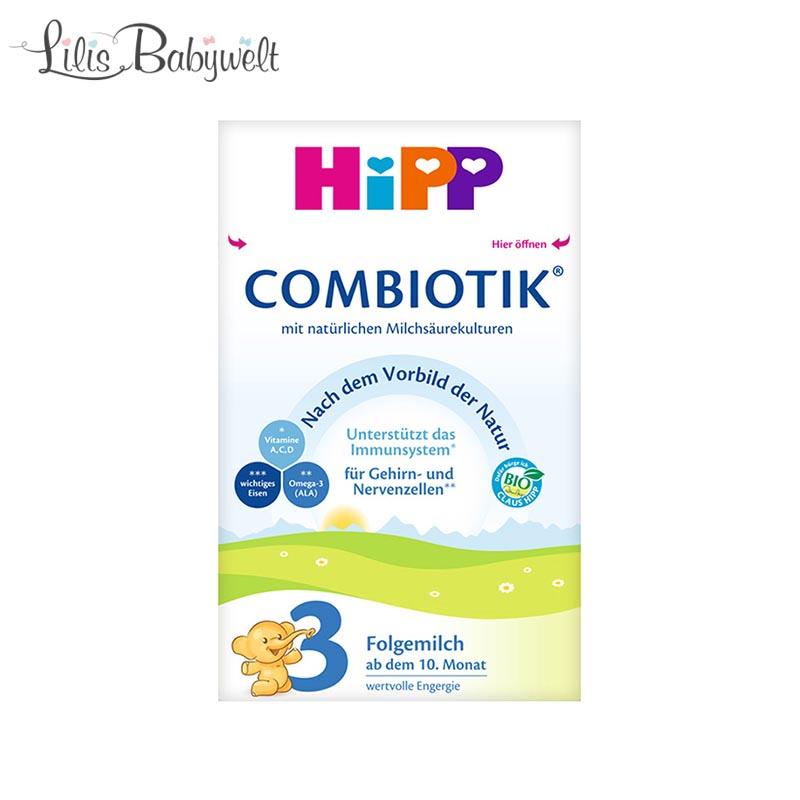 德国Hipp喜宝益生元益生菌婴幼儿奶粉3段600g （效期25年12月左右）