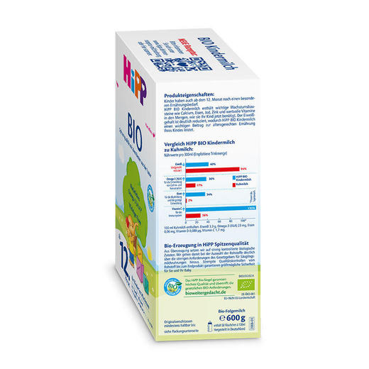 HIPP喜宝有机BIO幼儿配方奶粉4段/12+600克12个月以上 商品图1