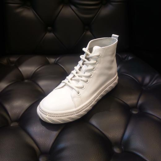 lfgj  jeansAG406春季时尚系带舒适高帮鞋 商品图0