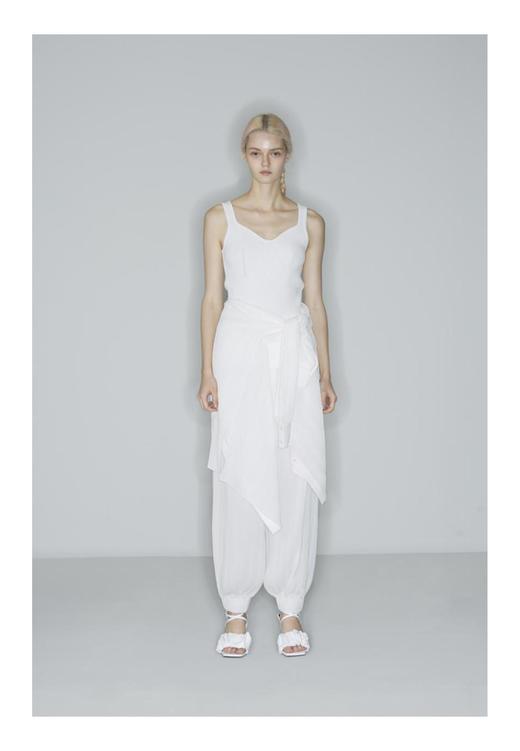 粗罗纹修身针织背心 商品图1