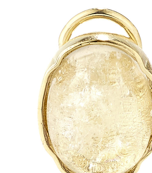 北京仓｜Goossens Paris-Cabochons Two-Rock Crystal 耳夹（原色）［法国设计师］ 商品图1