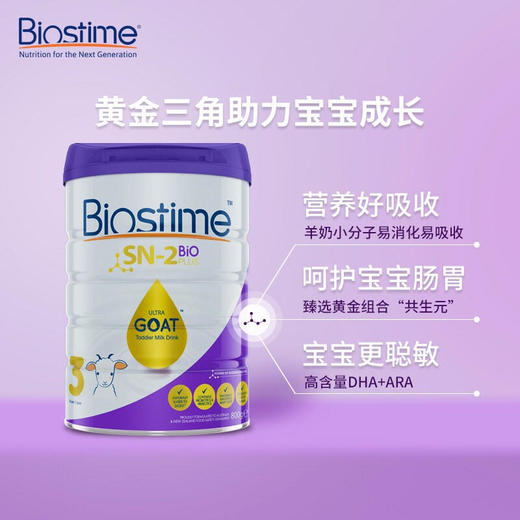 【澳洲直邮】合生元婴幼儿羊奶粉800g羊奶粉3段(12-36个月) 商品图3