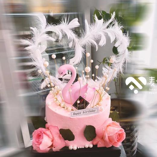 心形羽毛天鹅 商品图0