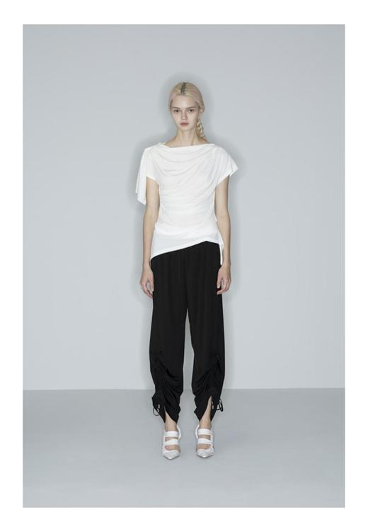 单边飞片袖T恤 商品图0