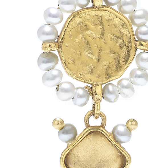 北京仓｜Goossens Paris-Venise-拜占庭 珍珠 耳环［法国设计师］ 商品图1