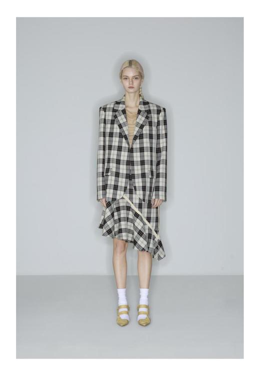 学院风格纹西服 商品图1