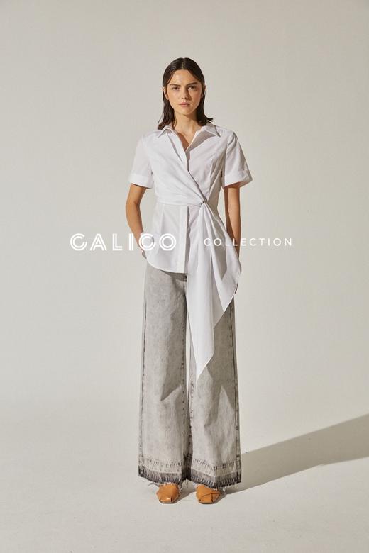 牛仔阔腿裤 商品图0