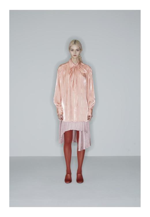 花瓣领巾衬衫 商品图0