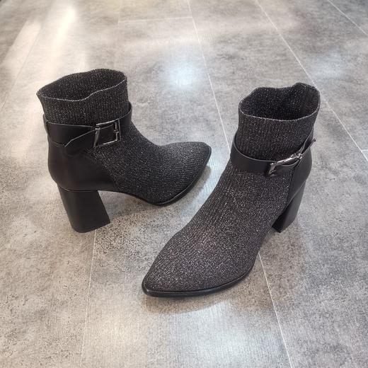 lfgj jeans AH704春秋性感魅惑弹力靴女鞋 商品图3