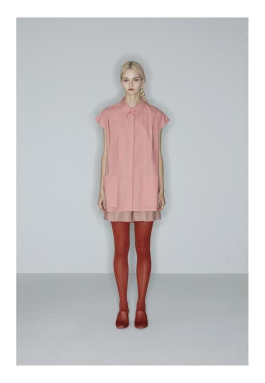 铃兰花褶短裤 商品图0