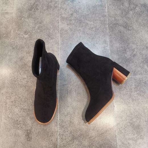 lfgj jeans AJ801秋冬中性复古弹力女靴 商品图2