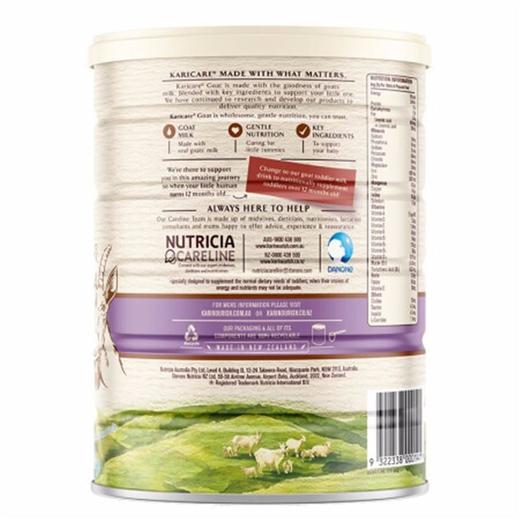 【BSC】羊奶 澳洲可瑞康（karicare）婴儿幼儿羊奶粉2段（6-12个月）不易过敏羊奶粉原装进口 商品图6