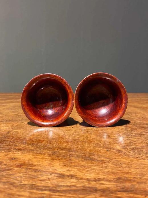 佛前髹漆高足净水碗一对， 顺丰包邮 商品图4