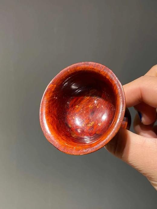 佛前髹漆高足净水碗一对， 顺丰包邮 商品图5