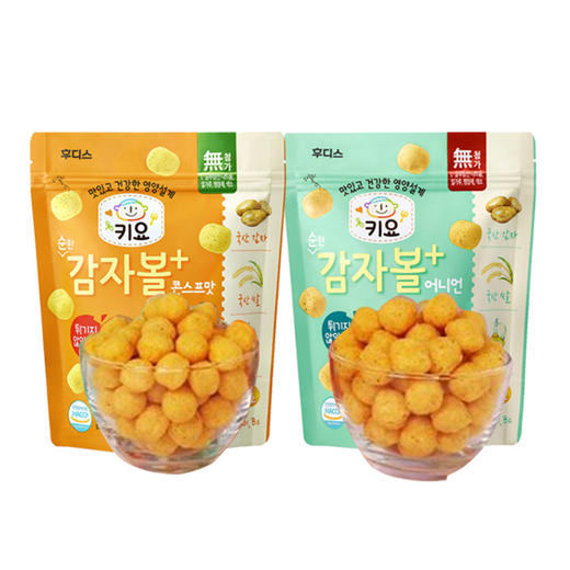 韩国进口宝宝零食 日东福德食薯块洋葱味玉米味30g 商品图0