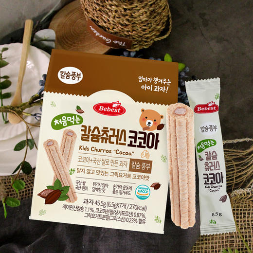 韩国宝贝秀特谷物棒巧克力草莓蓝莓干6.5g*7支/盒保质期1年 商品图2