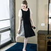 【清仓超15天不保价】奢姿2024夏季新款胖mm大码女装减龄裙子网纱拼接遮肚连衣裙CY22XL73200【1】 商品缩略图0
