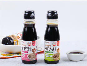 韩国原装进口宝宝饭桌煲汤用酱油  调味品酱油180ml保质期1年