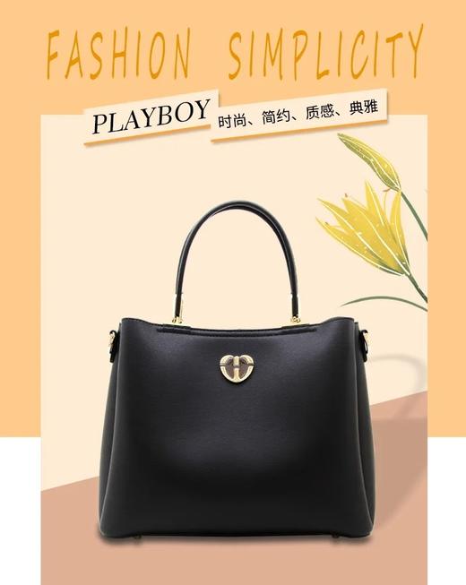 2F花花公子牛皮女包 商品图0