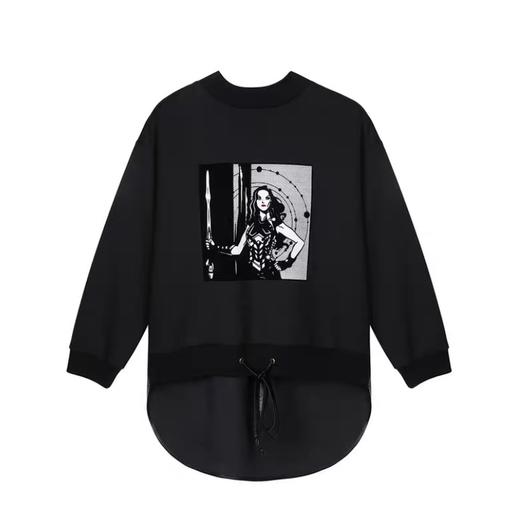 女战士印花套头卫衣 商品图0