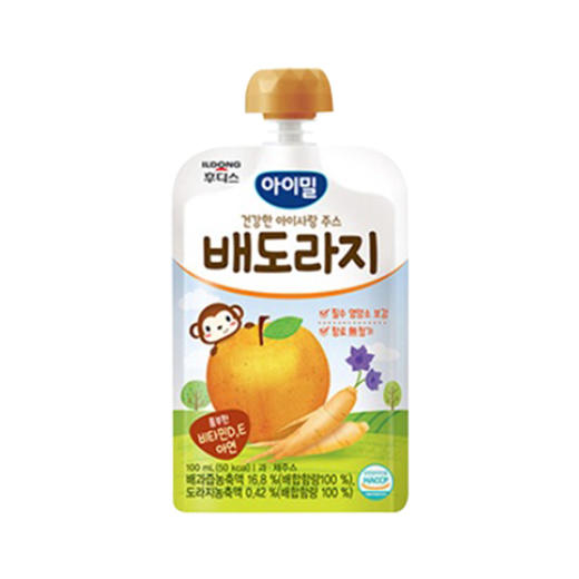 日东福德食果汁 3种口味宝宝零食辅食100g袋 商品图3