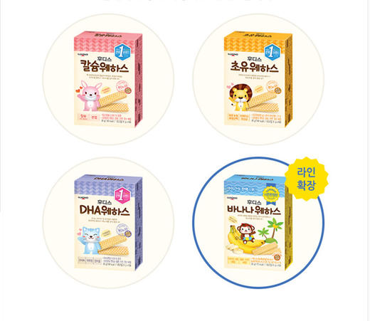 韩国原装进口零食日东福德食维夫饼干(香蕉)36g 商品图5