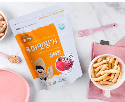 韩国哺儿懿水果糙米条青葡萄味40g保质期1年 商品图6