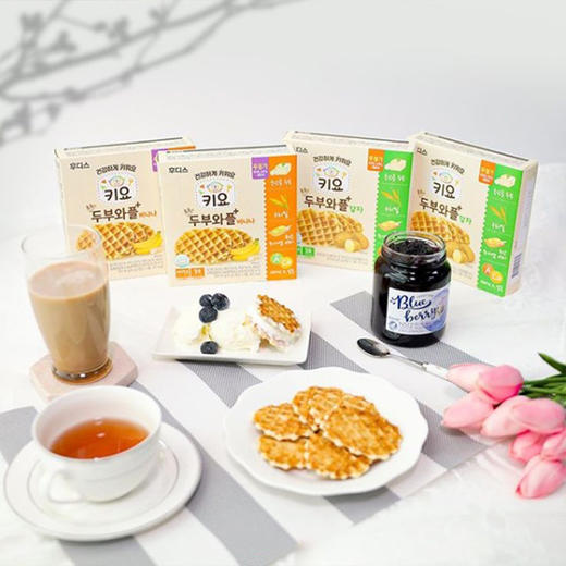 韩国日东福德食华夫饼干宝宝零食辅食土豆味/香蕉味进口食品 商品图3