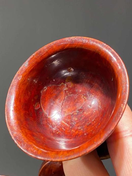 佛前髹漆高足净水碗一对， 顺丰包邮 商品图9