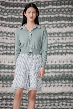  春夏 波纹五分阔腿裤 SJS93K054N