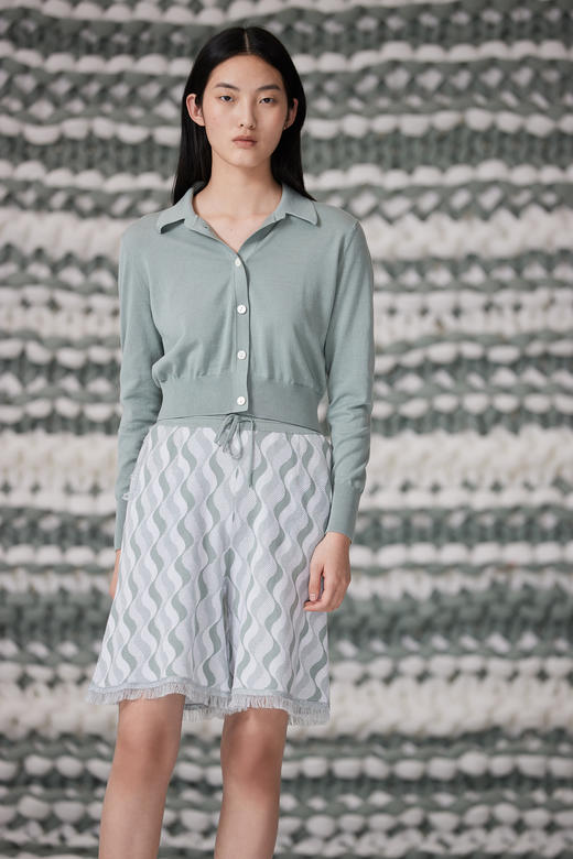  春夏 波纹五分阔腿裤 SJS93K054N 商品图0