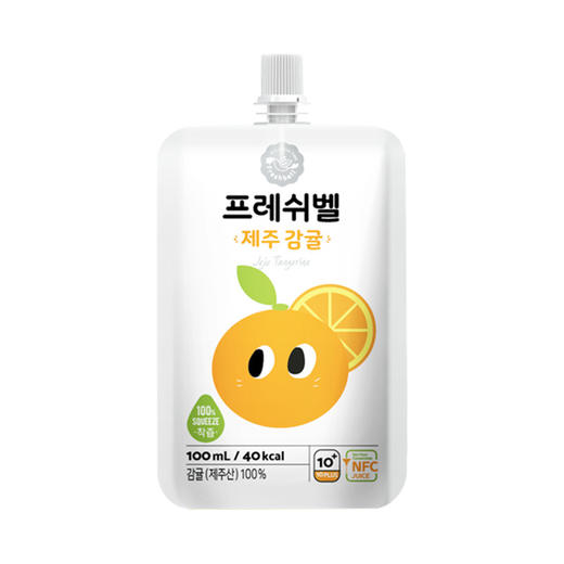 韩国进口Freshbell富乐思贝果子宝宝辅食多口味果汁100ml袋 商品图2