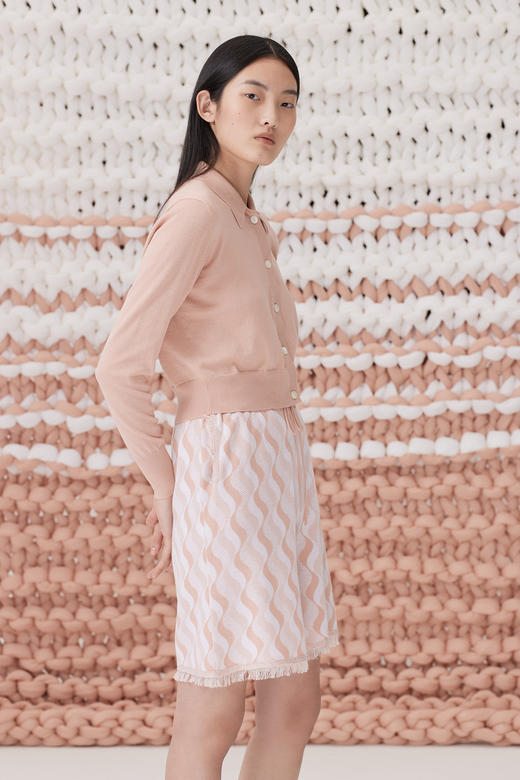  春夏 波纹五分阔腿裤 SJS93K054N 商品图3